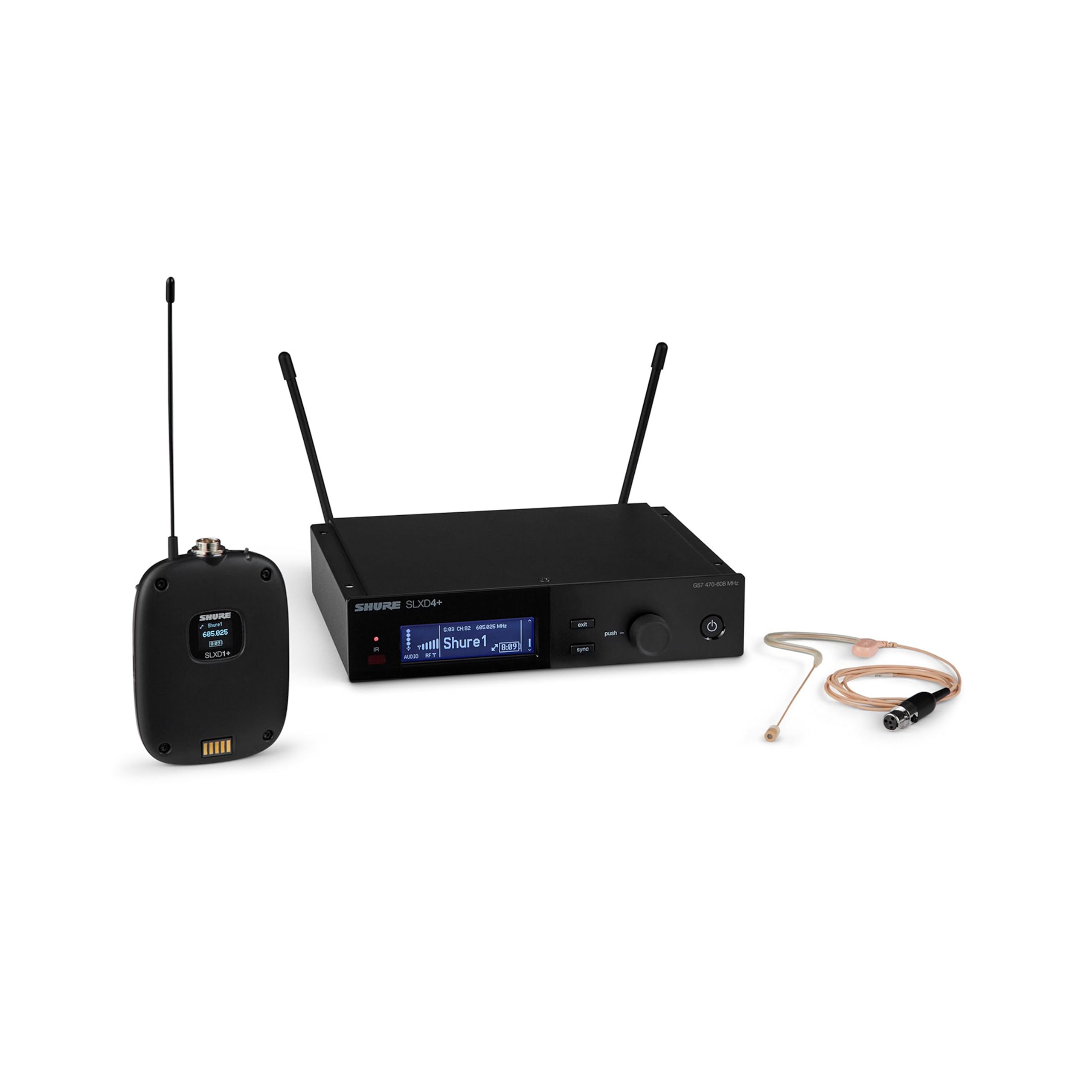 Shure SLXD14+/85M Digital Wireless Lavalier System – G57 Band