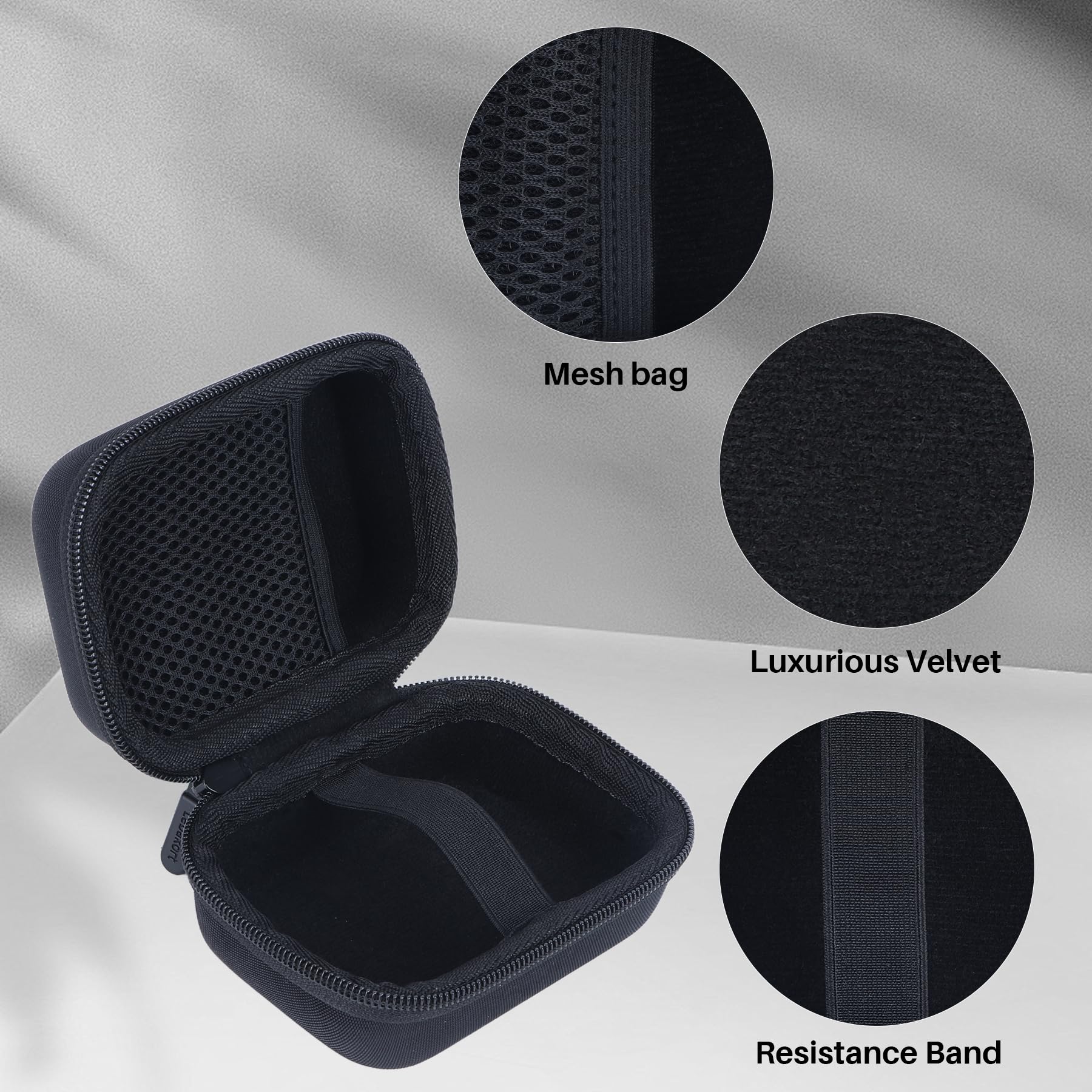 Lebakort Storage Case Compatible with DJI Mic Mini (2 TX + 1 RX + Charging Case) Wireless Lavalier Microphone (Storage Case for Charging Case)