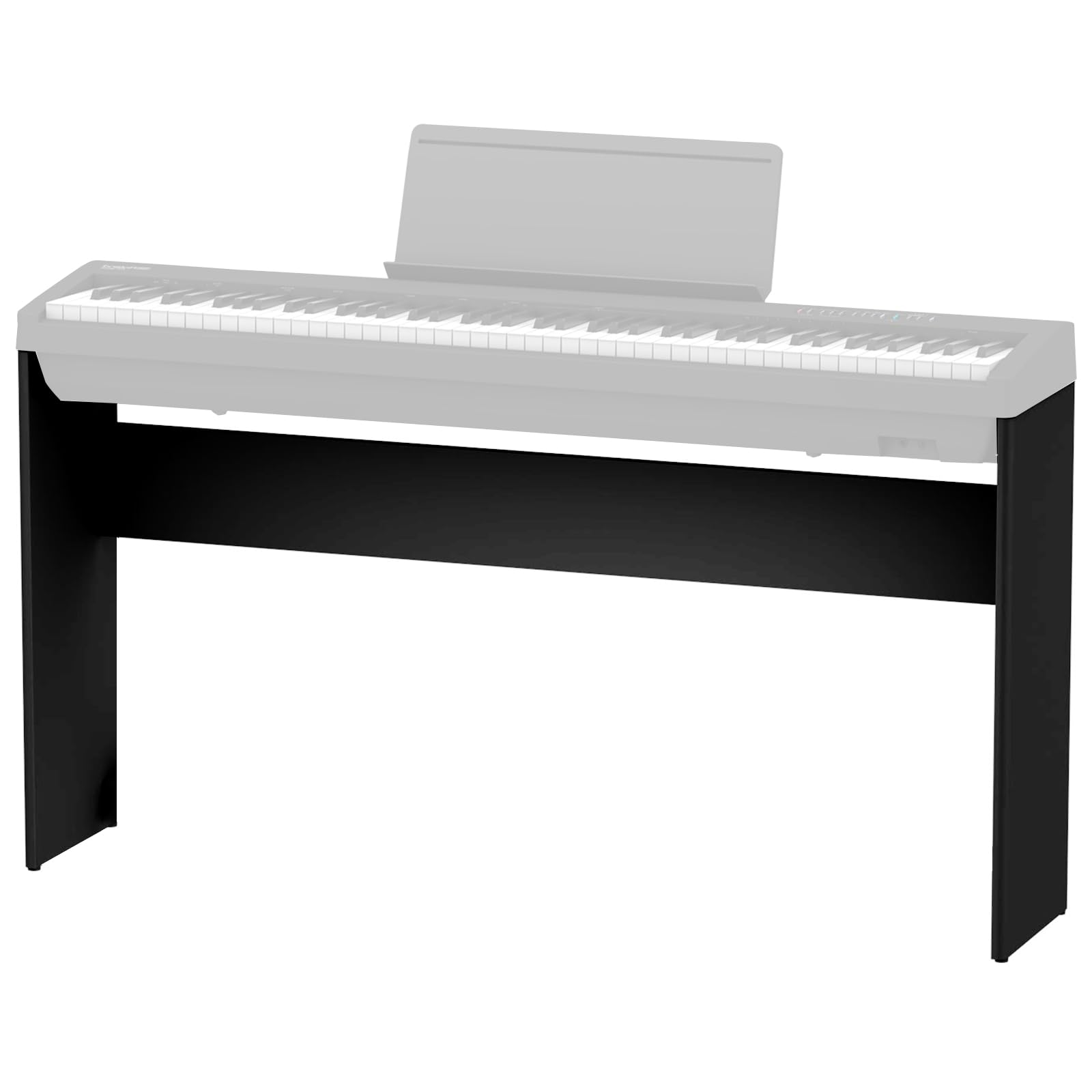 Marisflo KSC-70 Keyboard Stand (Only) Compatible for Roland FP-30/FP-30X Keyboard Wooden , Black