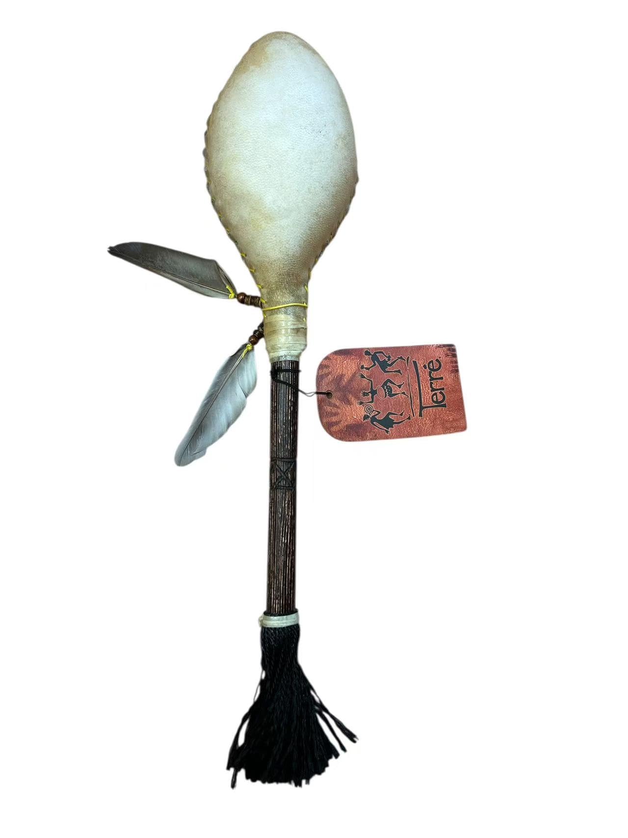 Shaman shakers Sounds like Rain or Ocean, goat skin, three sizes (Rain Large)