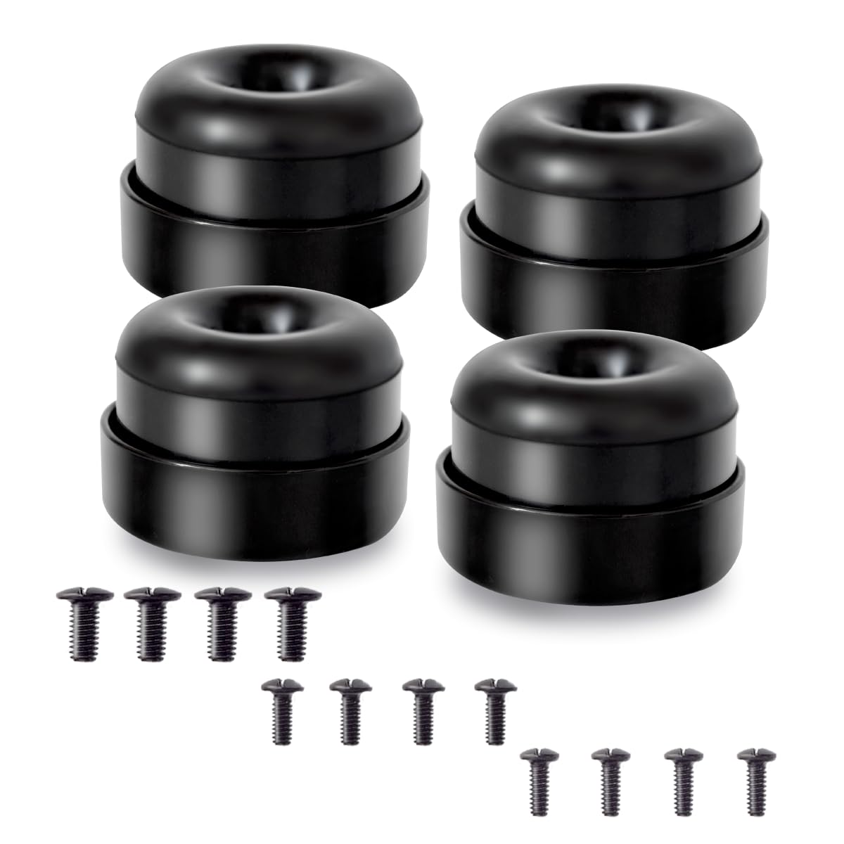 HQPARRTS Subwoofer Isolation Pads/System,with Mount Screws,4Pcs