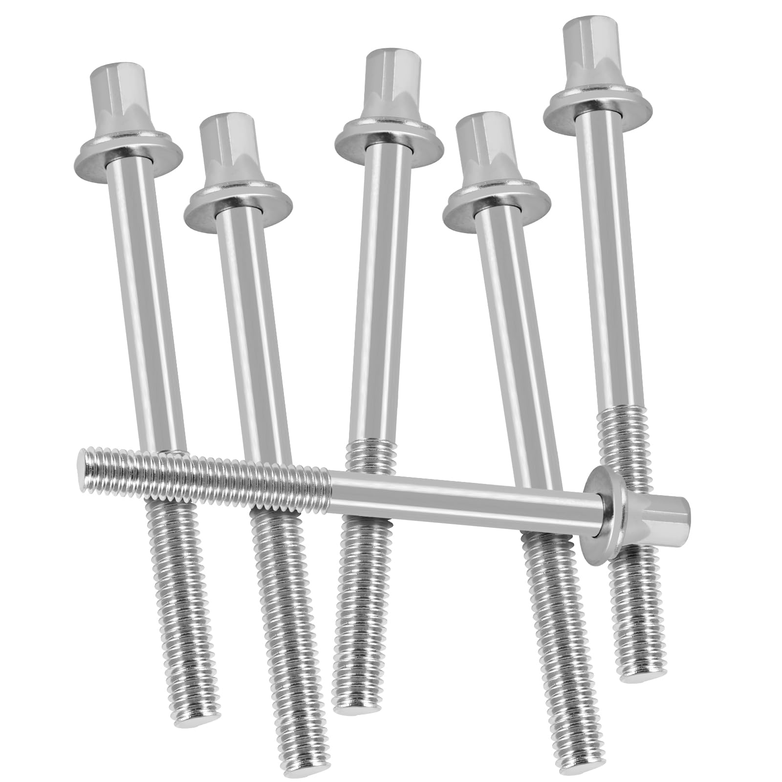 EASTROCK Drum Tension Rods Drum Screw 6 Pack M5X3 1/8 Inch