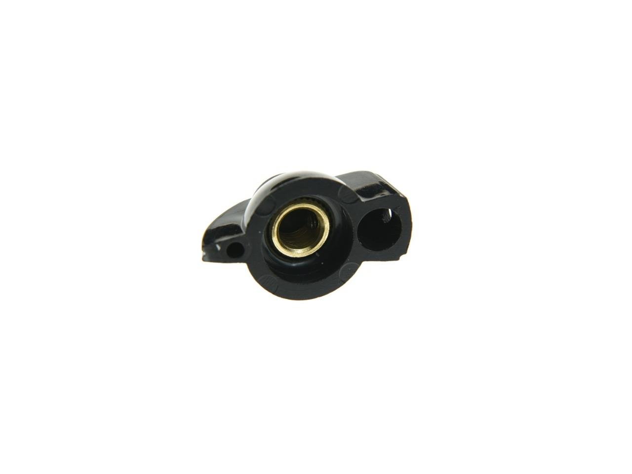 Dopro Pack of 12 Flat Top Guitar Chicken Head Knob AMP Effect Pointer Knob Black