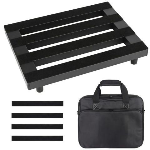 SOYAN Guitar Pedal Board 14″ x 10.6″ Aluminum Alloy Pedalboard
