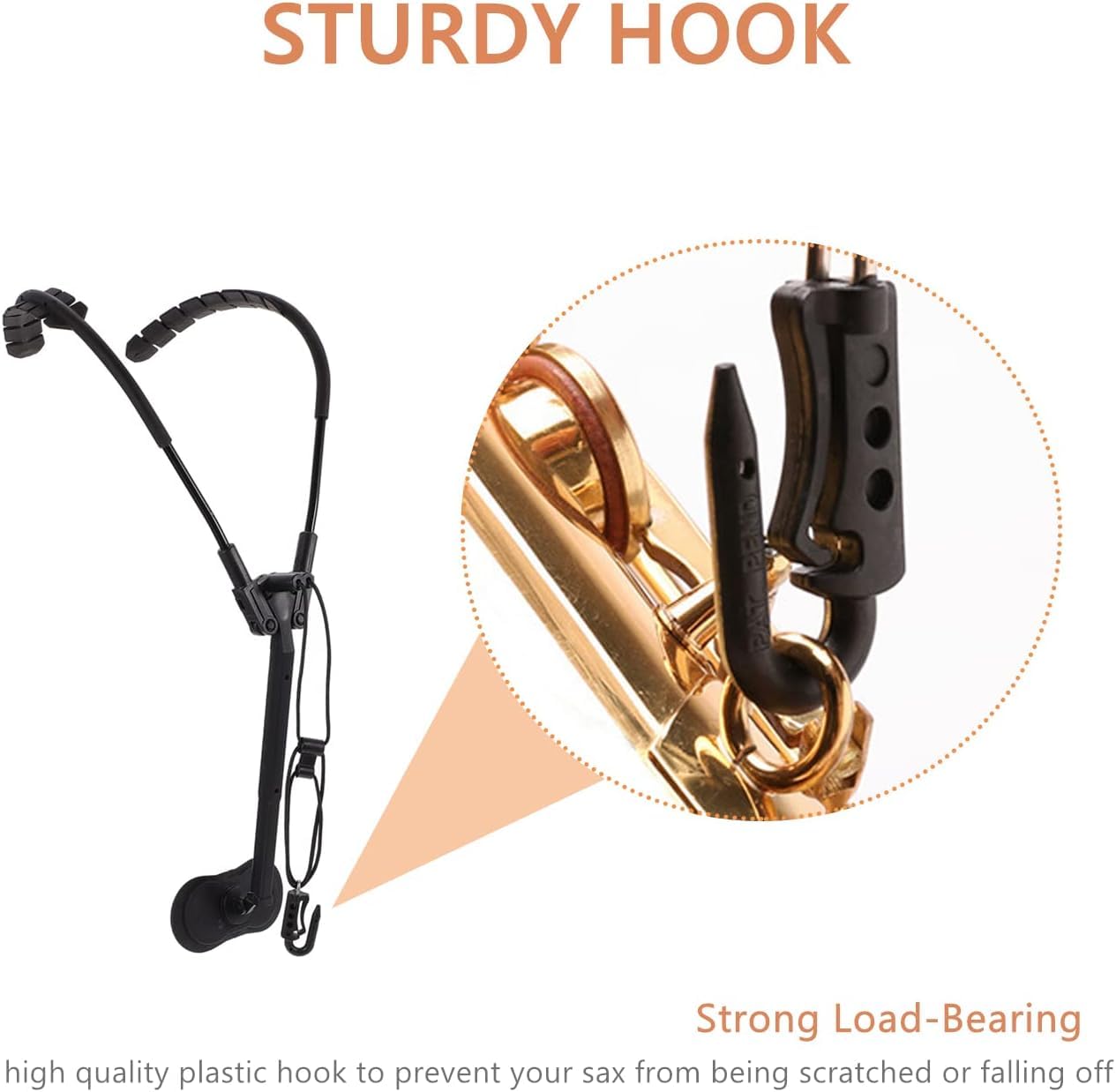 Mikily‘s Saxophone Shoulder Harness, Comfortable Shoulder Support for Long Practice