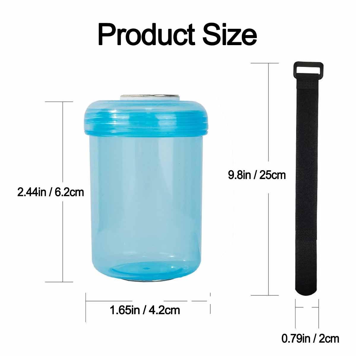 Bassoon Reed & Oboe Reed Soaker Cup with Hook & Loop Bracket – Reed Wetting/Water/Humidifier Cup for Oboe and Bassoon | Essential Oboe and Bassoon Accessories