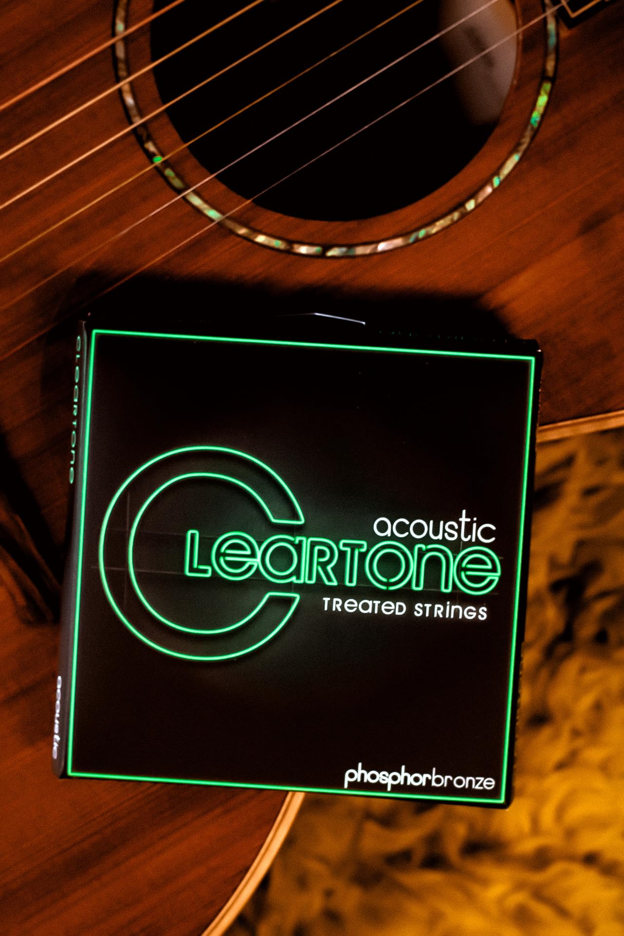 Cleartone Phosphor Bronze Acoustic Guitar Strings (10-47)