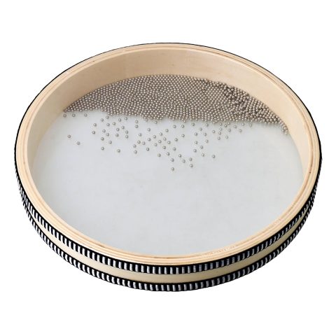 Bstinay 10inch Natural Ocean Drum Wave Bead Sea Sound Drum Musical Instrument Percussion