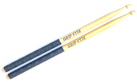 GRIP STIX 15″ Long BLUE NON-SLIP GRIP Drumsticks – Ideal for All Drumming, Cardio Fitness! Aerobic & Workout Exercises