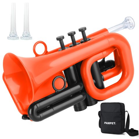 PAMPET DOLPHIN Pocket Trumpet Plastic Bb Trumpet for Student Beginner