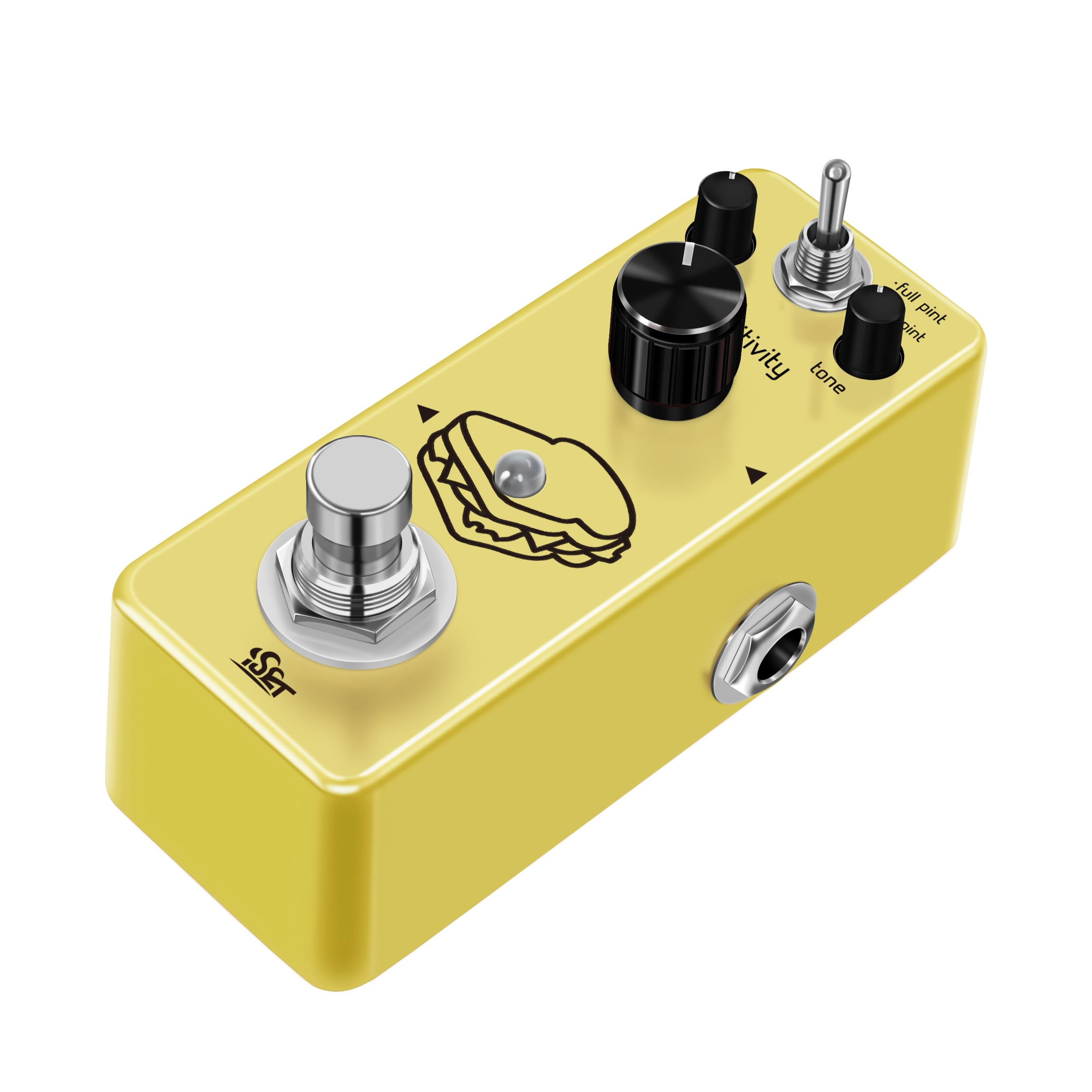 ISET Analog Sandwish Compressor Guitar Pedal for Electric Guitar Bass True Bypass