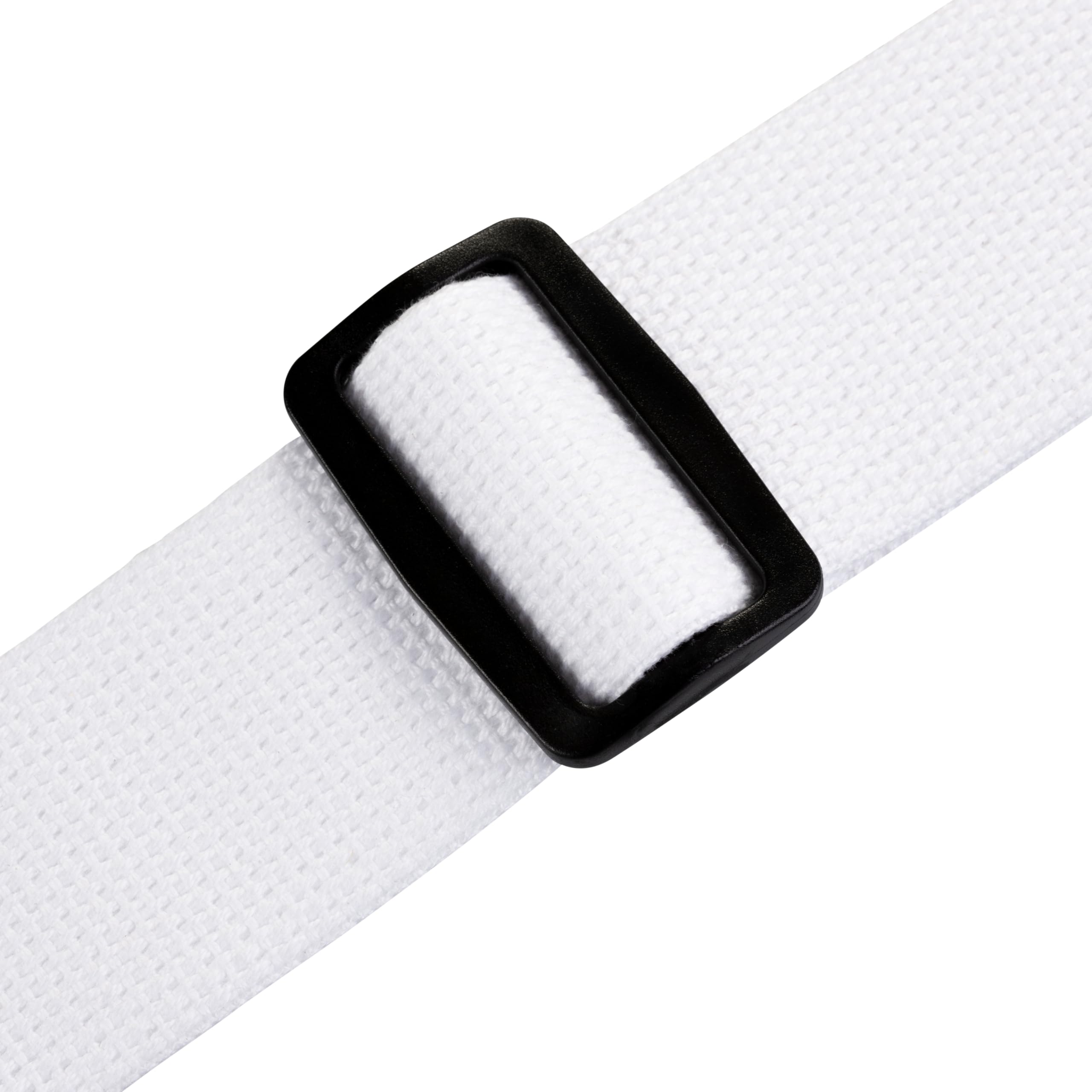 Levy’s Leathers Signature Cotton Series 2″ Guitar Strap with Tri-Glide Adjustment, White (MSSC8-WHT)