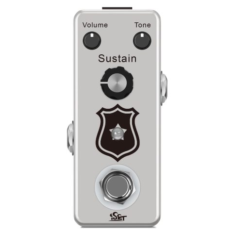 ISET Analog Badge Fuzz Guitar Effect Pedal for Electric Guitar Bass True Bypass