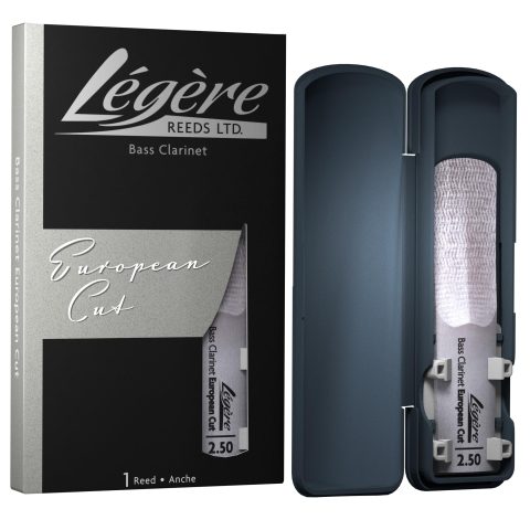 Légère Reeds – Bass Clarinet Reed, European Cut, Strength 2.50 (BCES2.50) – Premium Synthetic Woodwind Reed