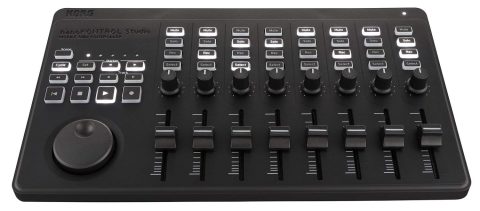 Korg Nanokontrol Studio Bluetooth/USB MIDI Control Surface w/ 8 Faders