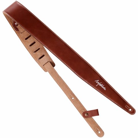 Nefelibata Guitar Strap 2.5″, Head Layer Cowhide Leather Guitar Straps with Foam Padding for Bass, Electric, and Acoustic Guitars