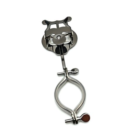 ZQEUXBE Clarinet Marching Lyre Black Metal Plating Clamp-On Sheet Music Clip, Clarinet Lyre Holder Clamp for Marching Band Beginner Practicing
