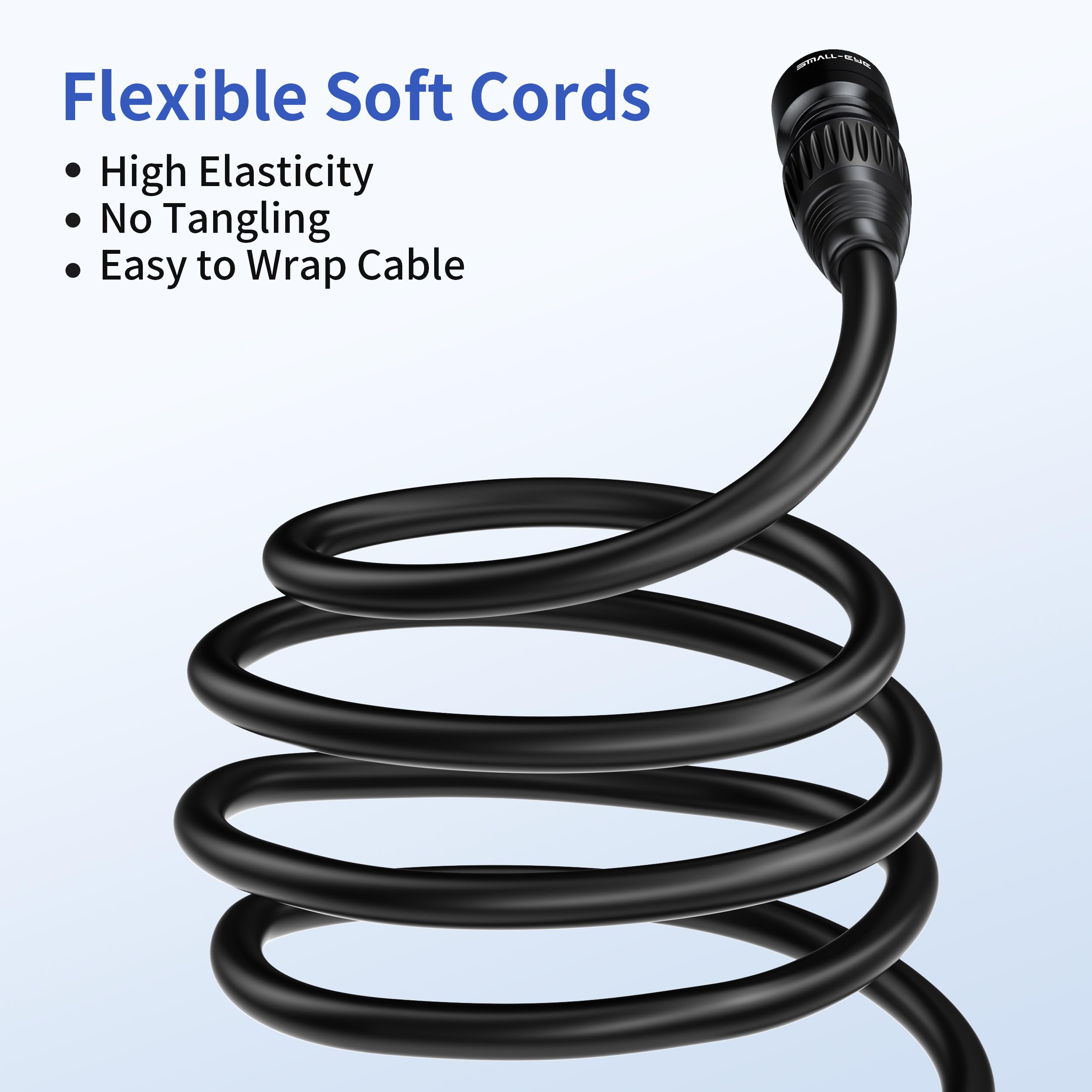 SMALL-EYE 3 Pin DMX Cables 10 ft 4-Pack, Male to Female Lighting Cable