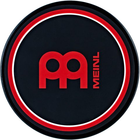 6″ Drum Practice Pad, Silicone — Medium Rebound and Controlled Volume for Speed, Power and Precision, Classic Logo, 2-YEAR WARRANTY