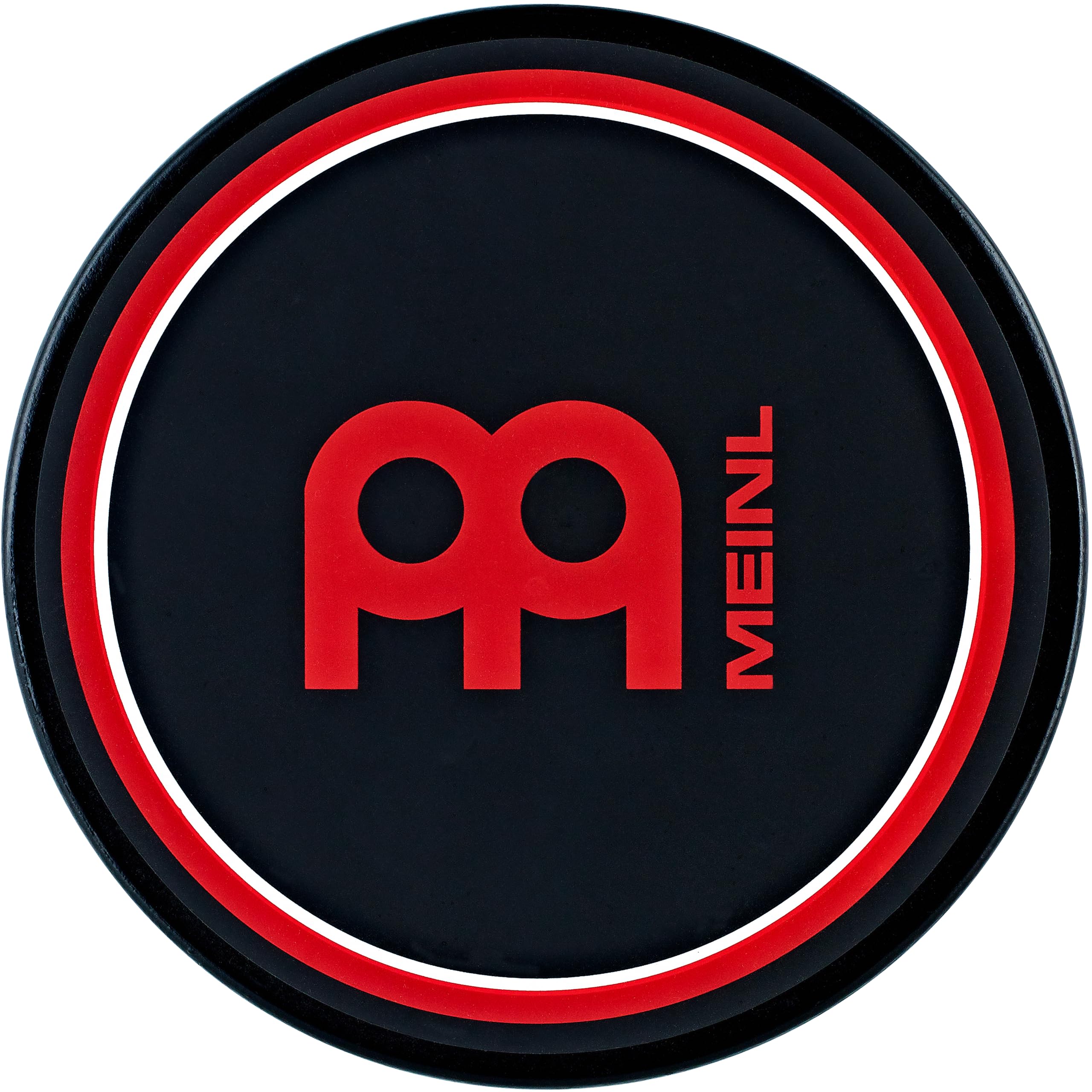 6″ Drum Practice Pad, Silicone — Medium Rebound and Controlled Volume for Speed, Power and Precision, Classic Logo, 2-YEAR WARRANTY