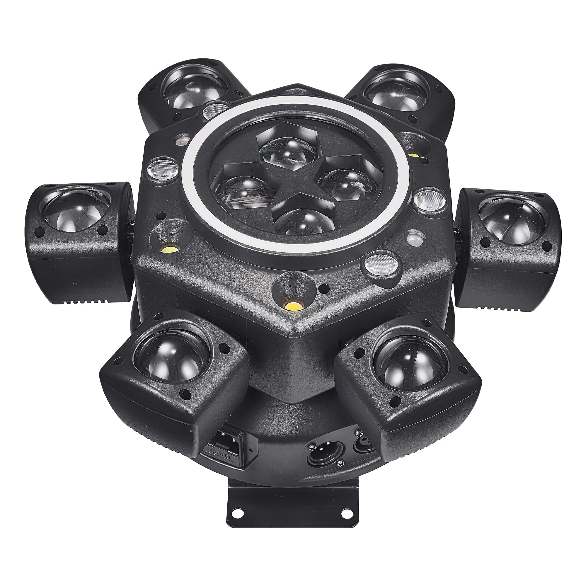 Moving Head Dj Lights for Parties, 180W LED RGBW 6 Arms with Mixed Lighting Effects,DJ Stage Lighting for Party Disco Club Wedding Bar (2)