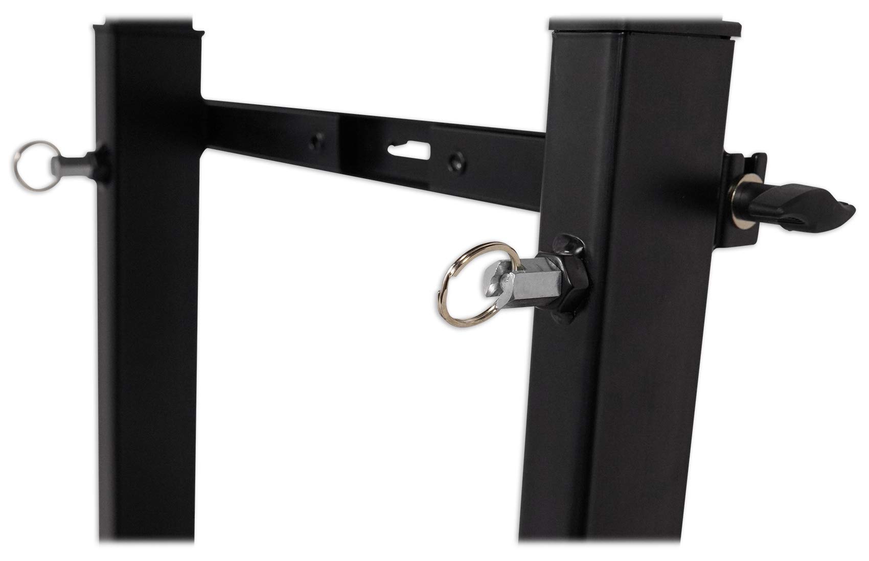 Rockville RXS20 Portable Mixer Stand, Adjustable Height and Width, Black