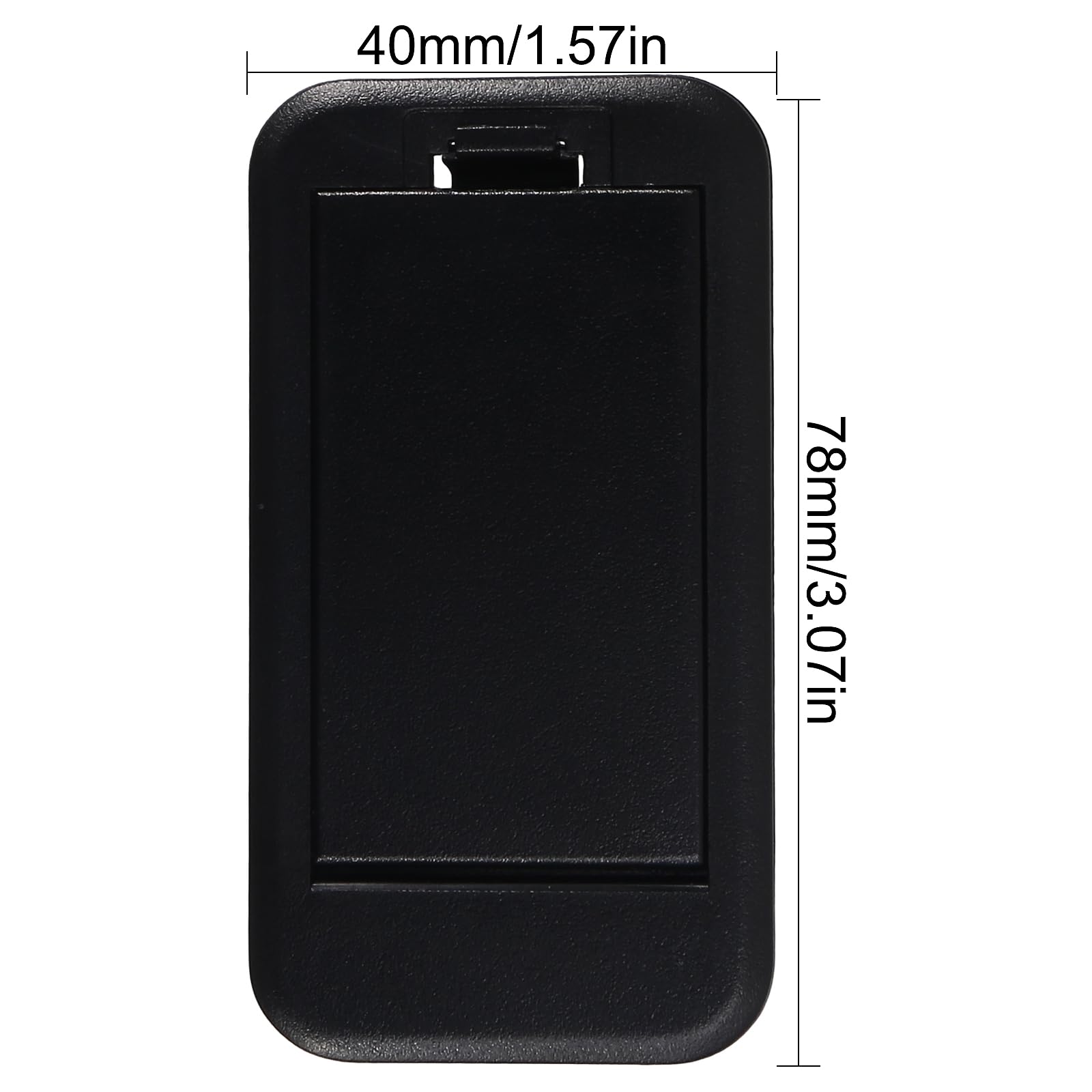AEDIKO 9V Battery Cover Battery Box Case Compartment for Active Guitar Bass (1-Pack)