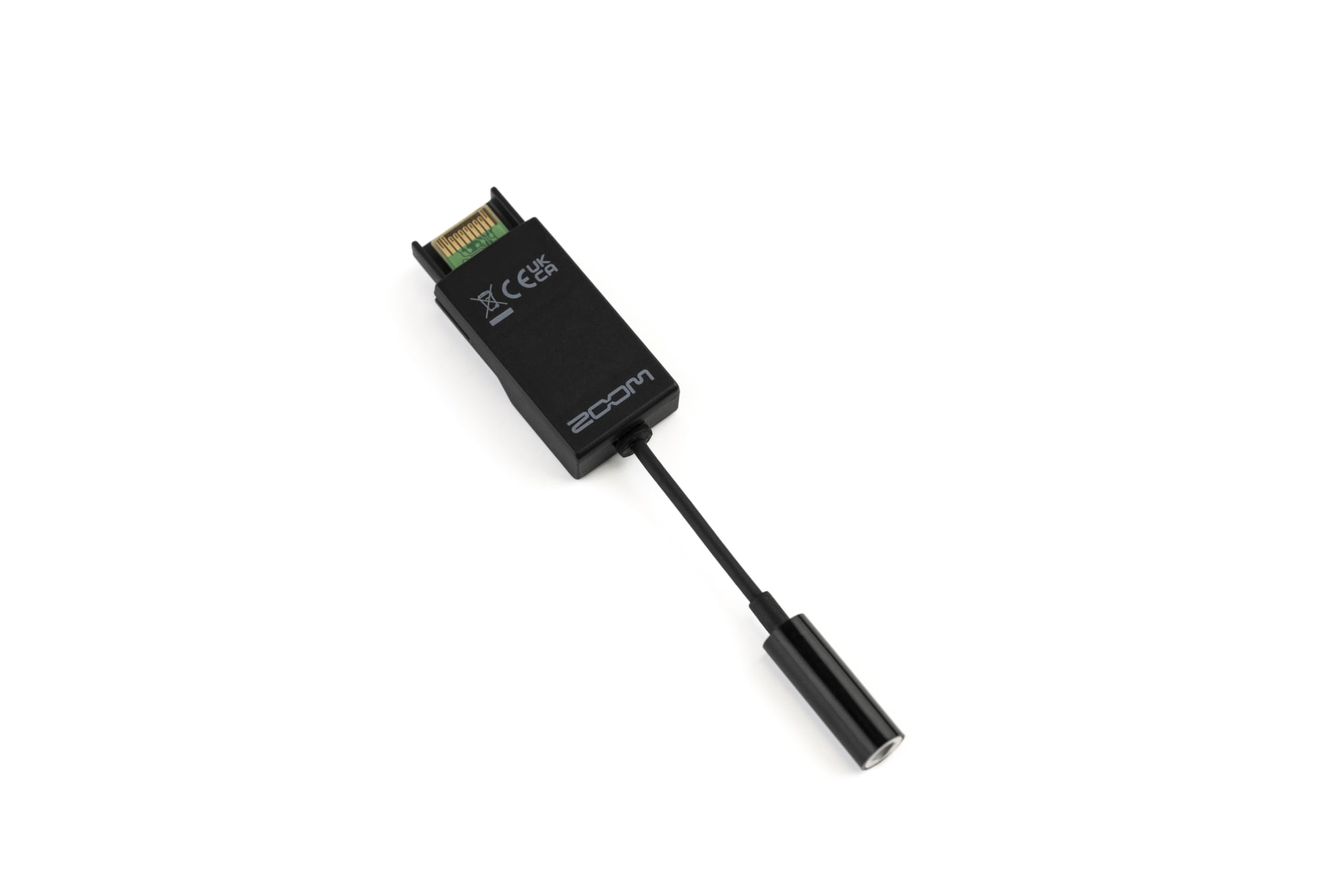 Zoom TCA-1 Timecode Adapter for Filmmakers, Compatible with H6studio, H5studio, H6essential, H4essential, H2essential & F3, Precision TCXO Generator with 3.5mm TRS I/O