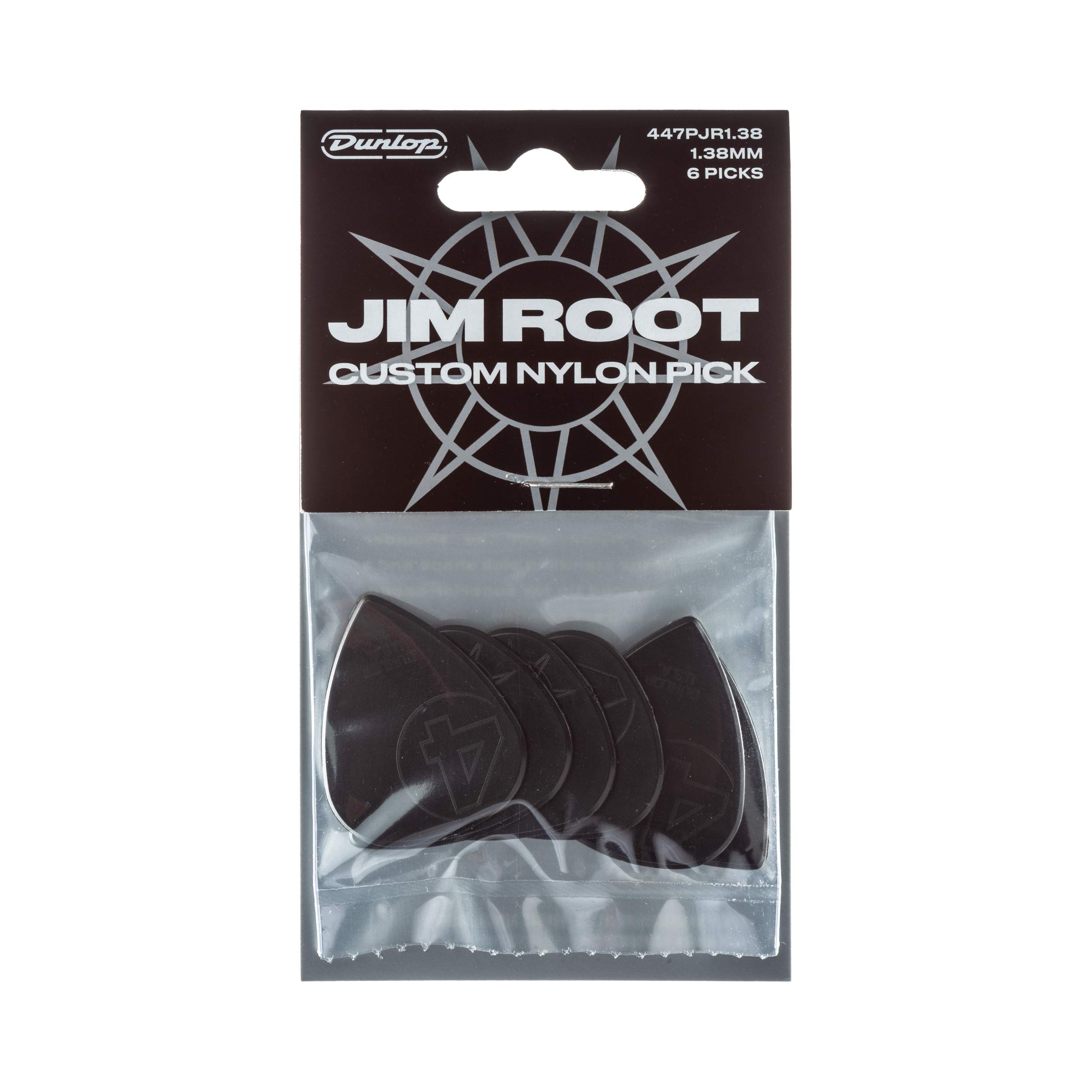 Jim Dunlop Jim Root Custom Nylon Pick 1.38MM – 6 Pack