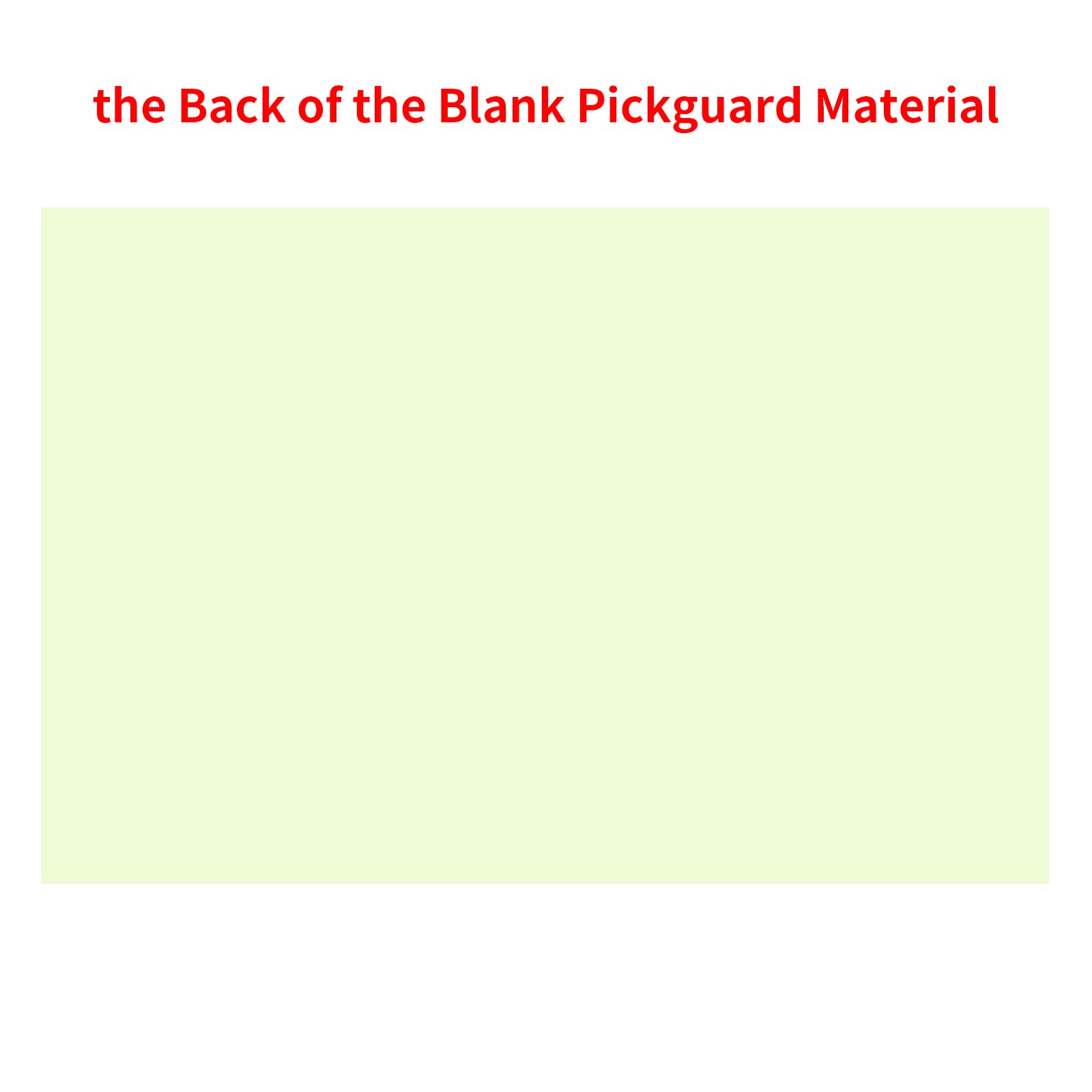 Banworks 3-Ply Blank Guitar Pickguard DIY Guitar Pickguard Material Sheet