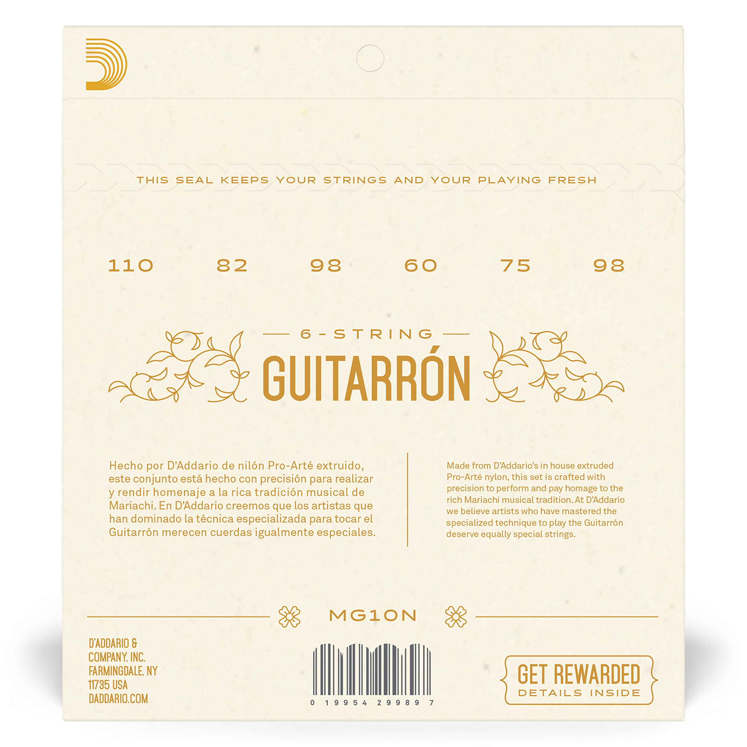 D’Addario Normal Tension Gauge Strings