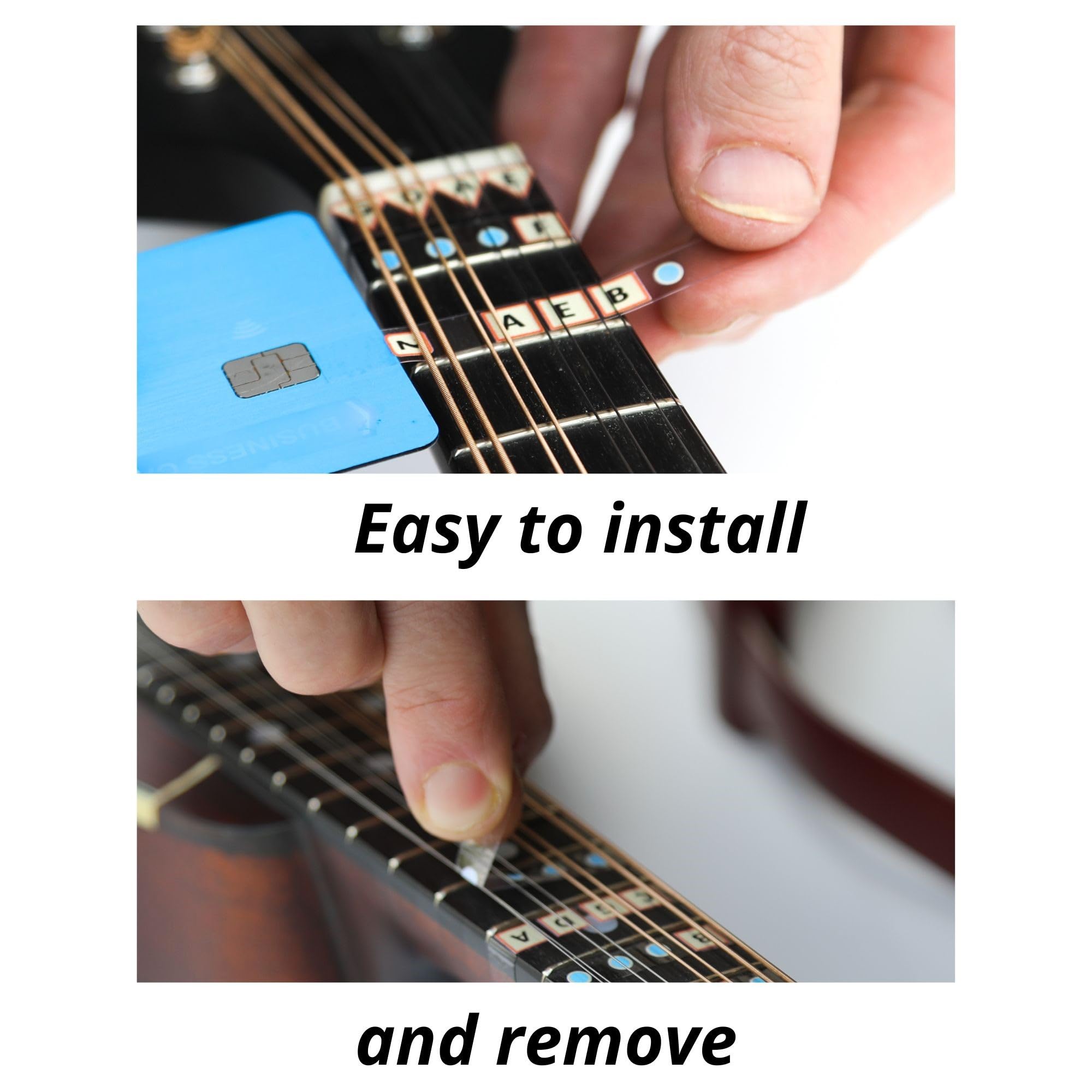 Fantastic Finger Guide for Baritone Ukulele | Fretboard & Fingerboard Stickers | Learn to Play Ukulele