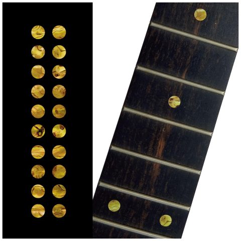 1/4″(6.35mm) Dot Fret Markers – Ocher