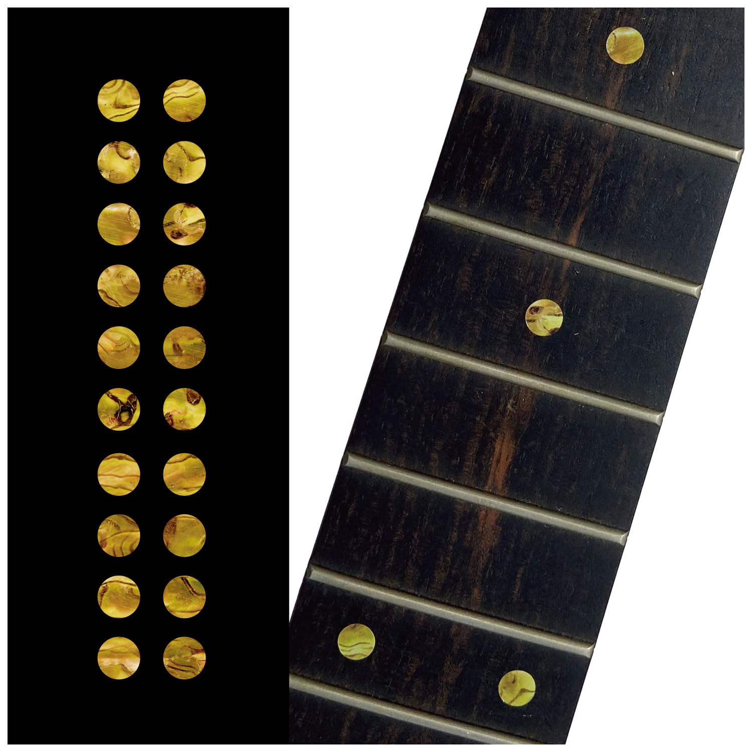 1/4″(6.35mm) Dot Fret Markers – Ocher