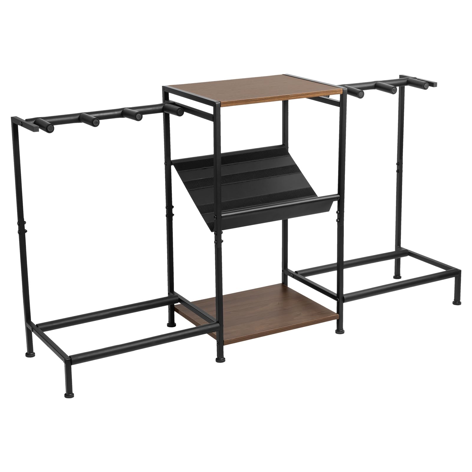 STRICH Guitar Stand – Multiple Guitar Rack with Pedals Organizer for Acoustic, Electric, Bass, Amp Accessories – Display Stand for Home Studio Music Room SMT-40