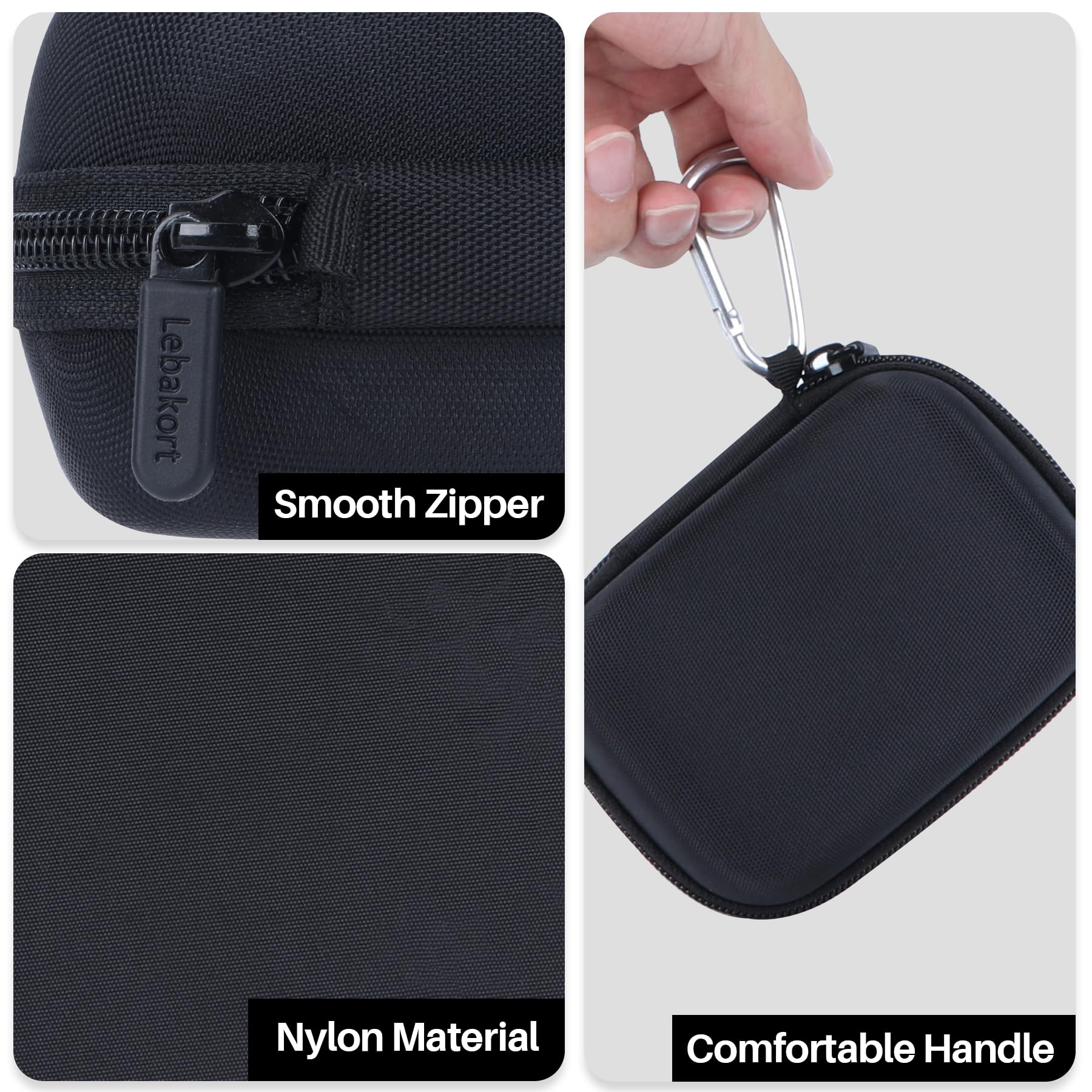 Lebakort Storage Case Compatible with DJI Mic Mini (2 TX + 1 RX + Charging Case) Wireless Lavalier Microphone (Storage Case for Charging Case)