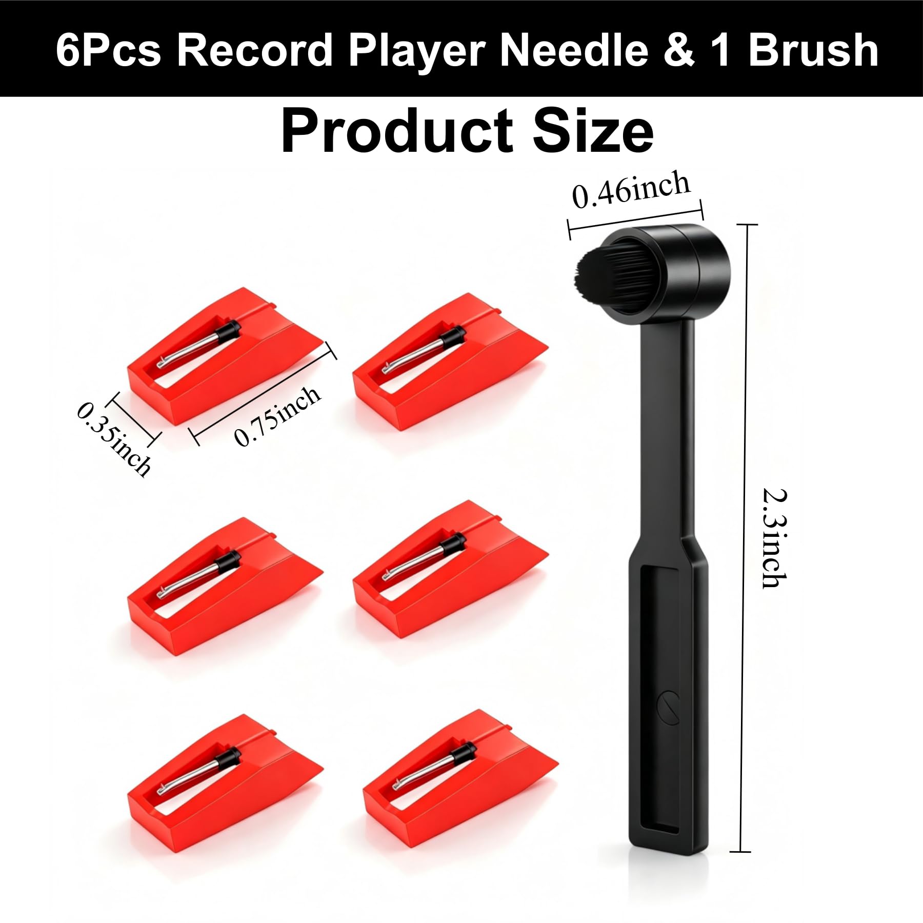 Record Player Needles Replacement for Victrola Journey II、VTA-200B、VTA-270B