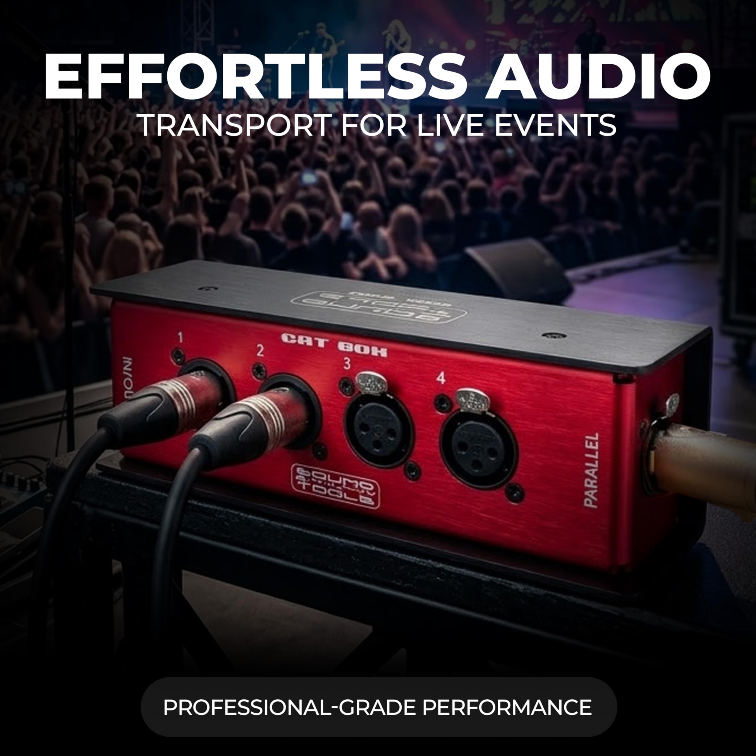 Sound Tools CAT Box MFX – 2 Male & 2 Female with Passive Analog Audio