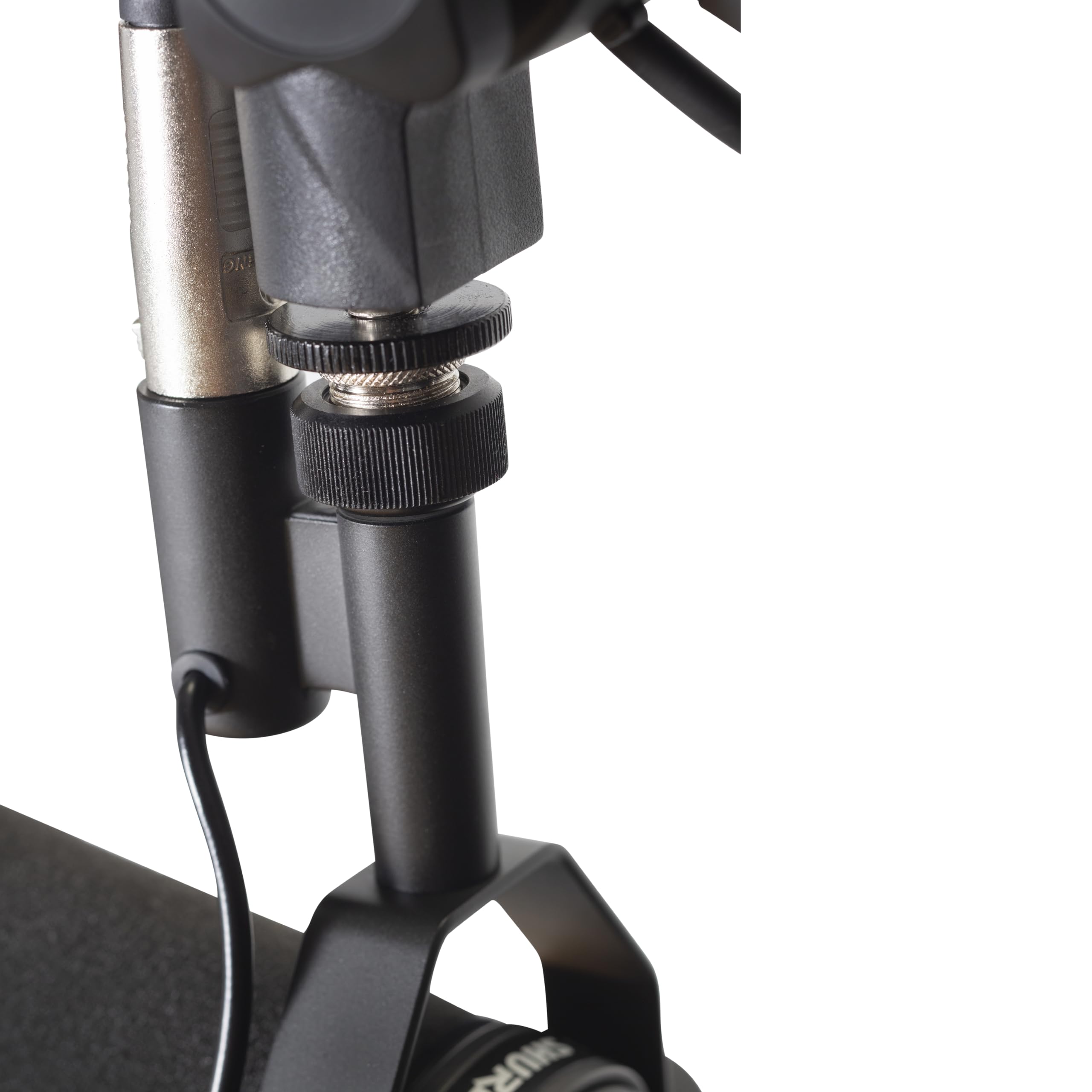 Gator GFWMICBCBM3000 Frameworks Deluxe Desk-Mounted Broadcast Microphone Boom Stand For Podcasts & Recording, Integrated XLR Cable, (GFWBCBM3000)