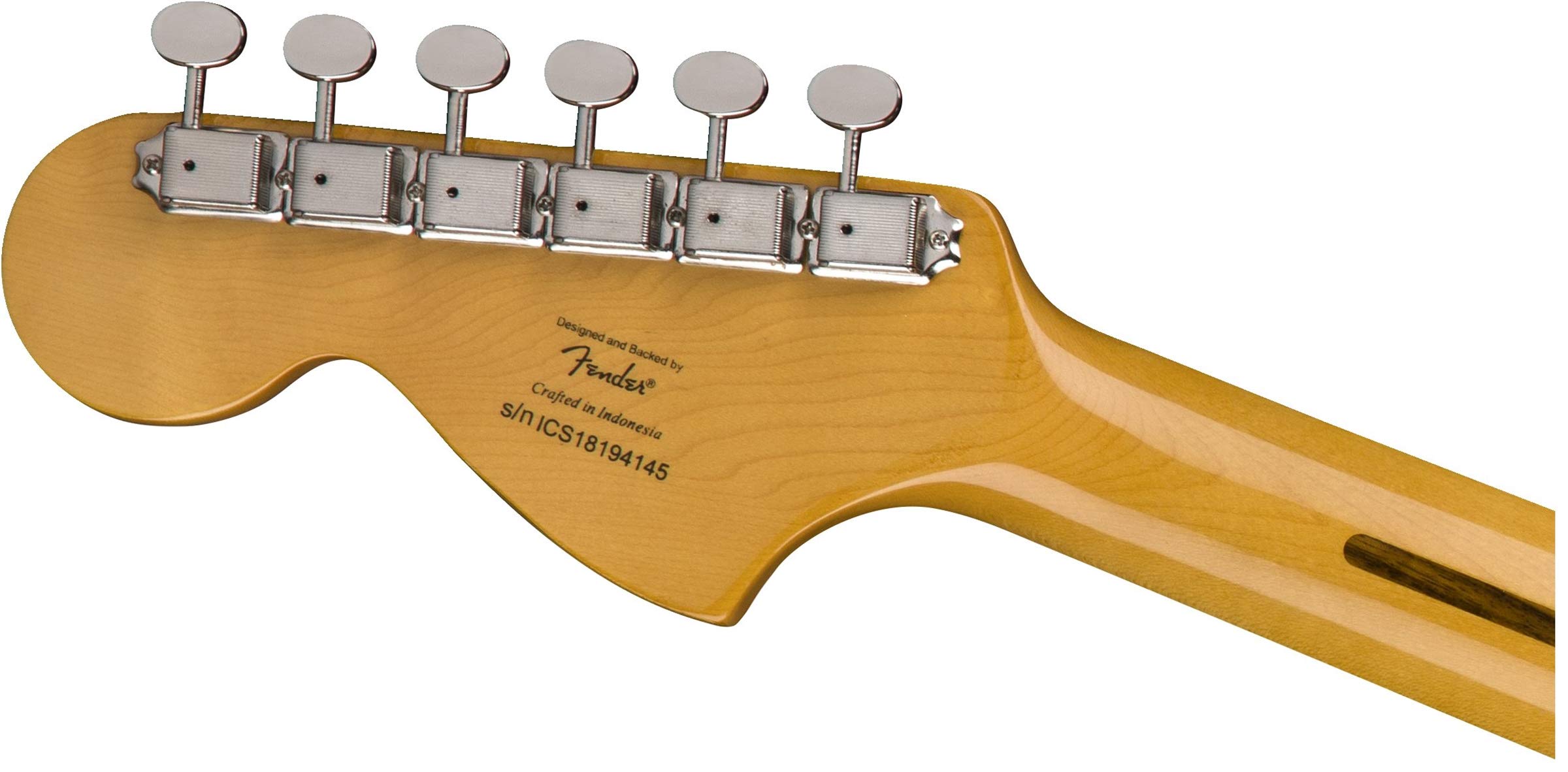 Fender 374020501 Squier Classic Vibe 70s Stratocaster Electric Guitar, Olympic White