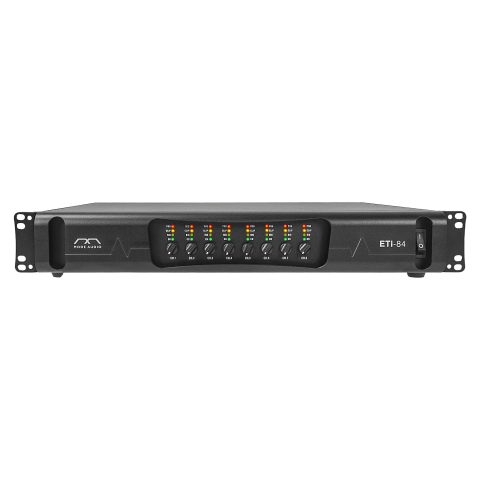 Sound Town MODE Audio Class-D 8-Channel PA/DJ Switching Power Supply Professional Power Amplifier, 8 x 800W RMS at 4Ω, PFC Power, 1.5U Rack Mountable for Meeting Room, Conference, Installation(ETi-84)