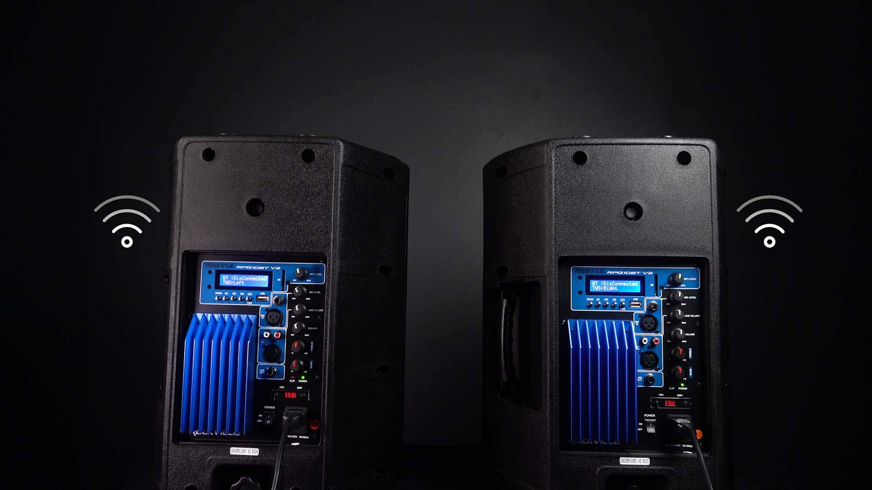Rockville RPG10BT V2 10″ Powered Bluetooth DJ PA Speaker with TWS