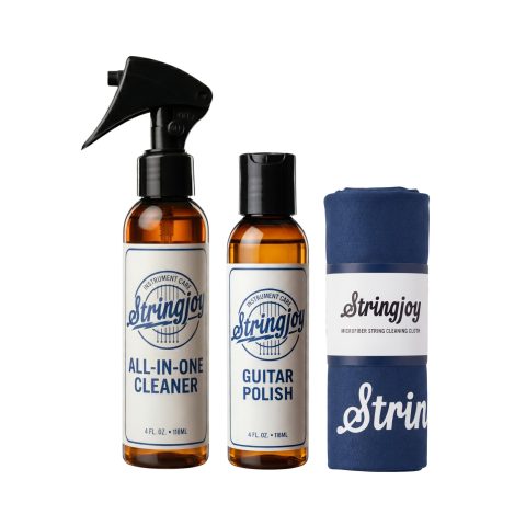 Stringjoy Spotlight Guitar Kit – Cleaner, Polish, Conditioners & Cloths