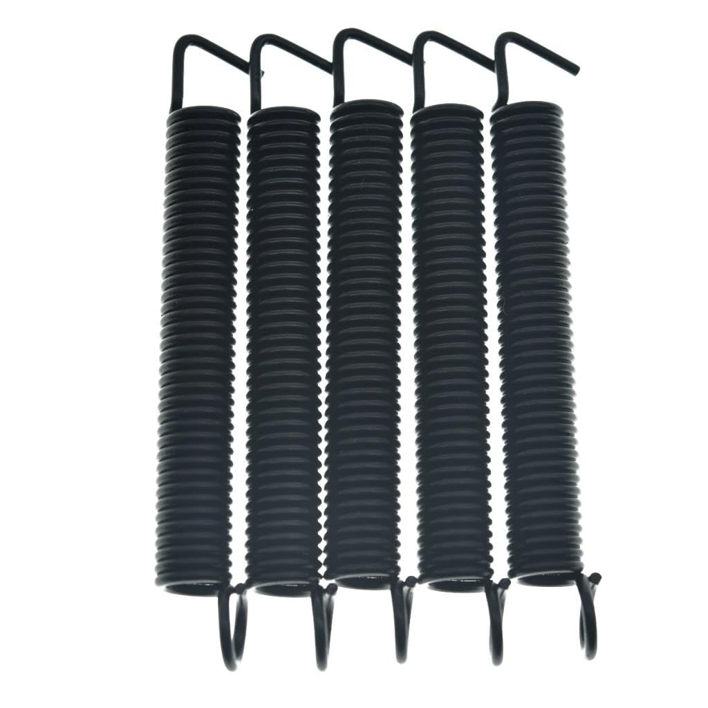 KAISH Set of 5 Premium Noiseless Tremolo Springs Tremolo Bridge Tension Spring for FR/ST/Strat Tremolos Black Standard Tension