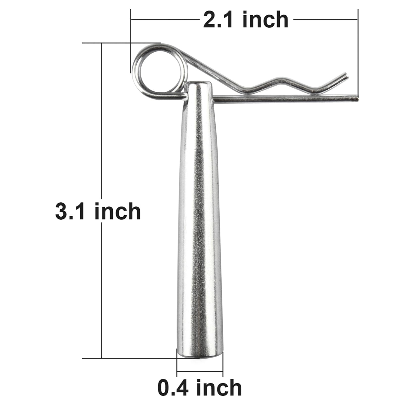 30 Pack F34 Truss Conical Coupler Pins with R-Clip, Replace Accessories