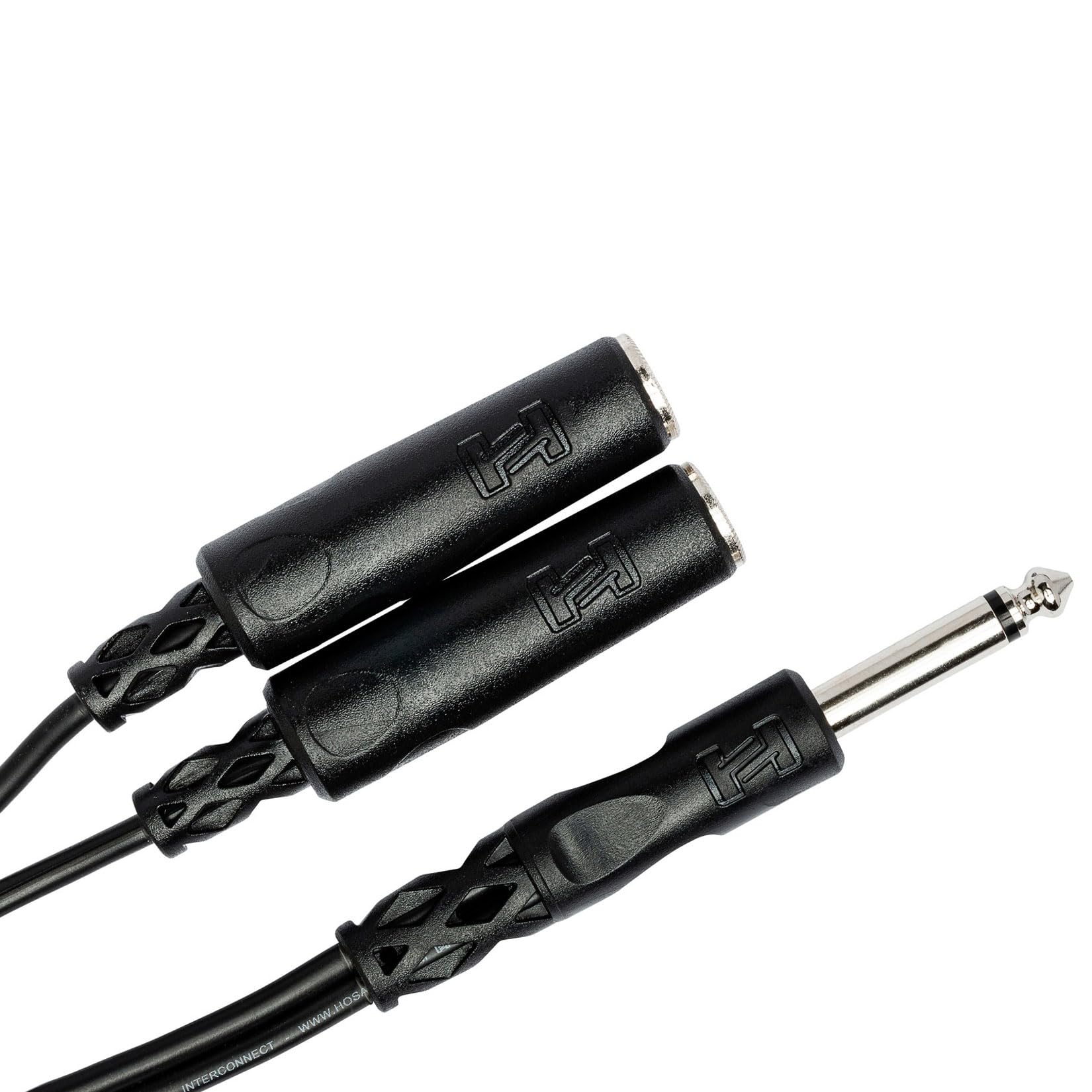 Hosa YPP-111 1/4″ TS to Dual 1/4″ TSF Y Cable (Pack of 2)