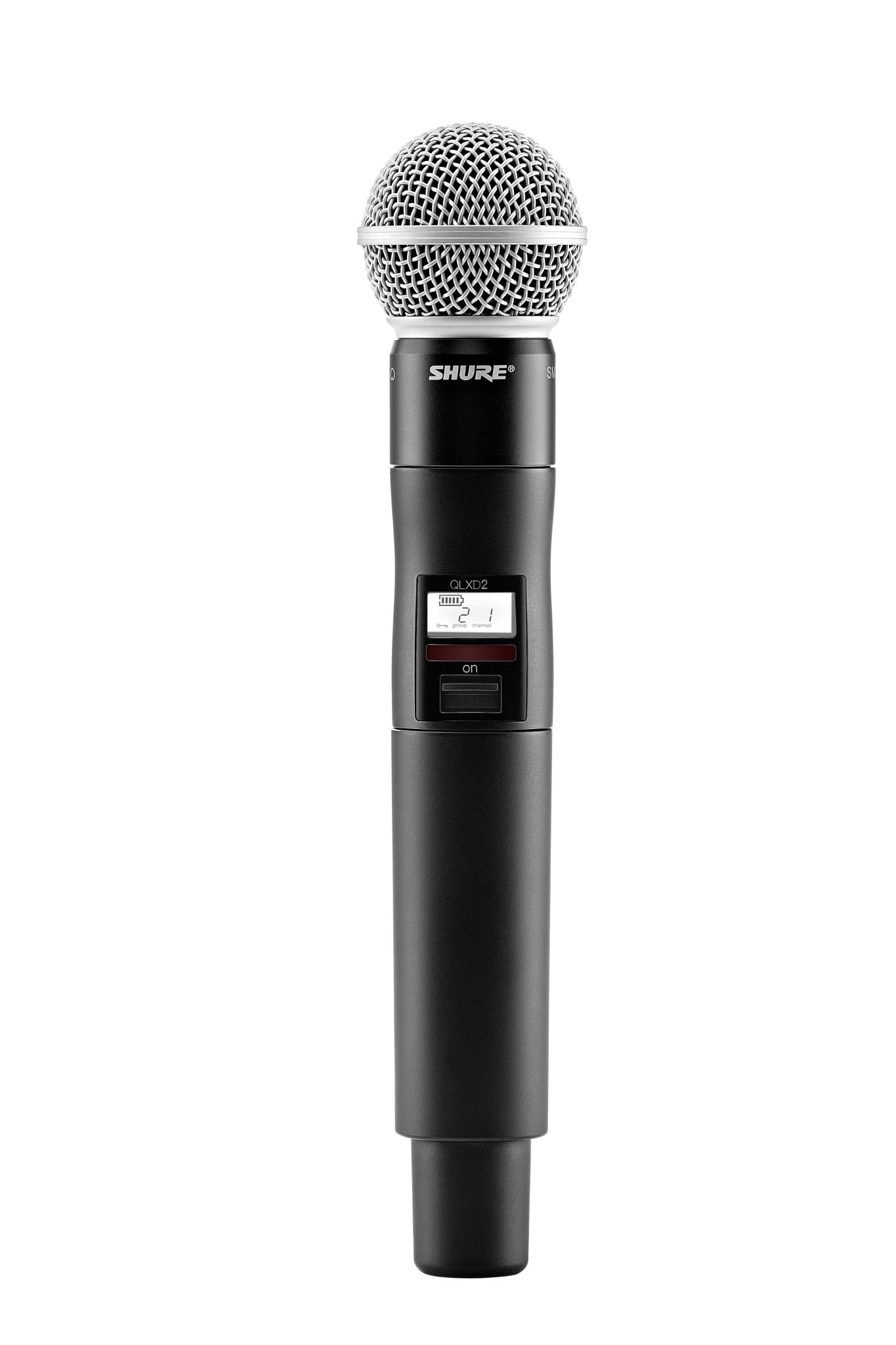 Shure QLXD2 Handheld Transmitter with SM58 Vocal Mic Capsule for QLX-D Digital Wireless Systems, Receiver Sold Separately, G50 Band