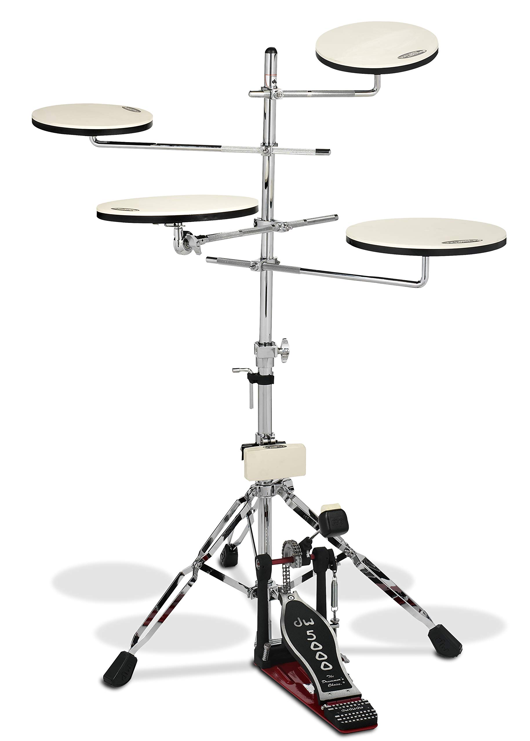 Go Anywhere 5-Piece Practice Pad Set with Stand (DWCPPADTS5)