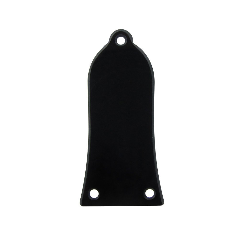 FLEOR 1Ply Black Pickguard Back Plate Screws Set & Switch Ring & Bracket Fit LP Style Guitar Pickguard Replacement