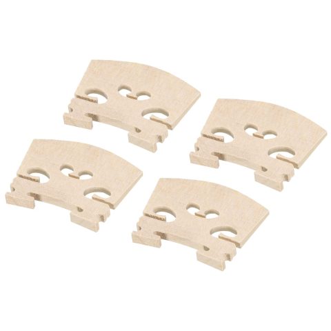 MECCANIXITY 3/4 Violin Bridge Maple Wood Violin Parts for 3/4 Violin 4pcs